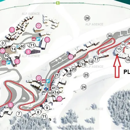 Le Plein Sud - 2/3 Pers - Plagne Villages - 009ps -le Plein Sud- Wifi Inclus Mae-1674 La Plagne